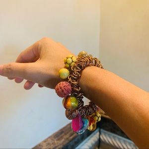 Vintage charmed bracelet